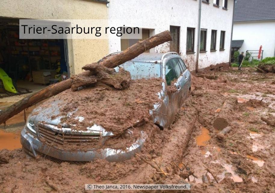 Muddy Flood in the Trier-Saarburg region, Germany